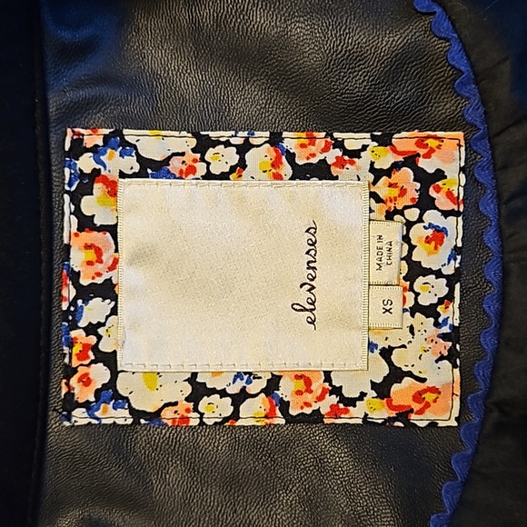 Anthropologie Elevenses Knit and faux leather jacket - Picture 9 of 13